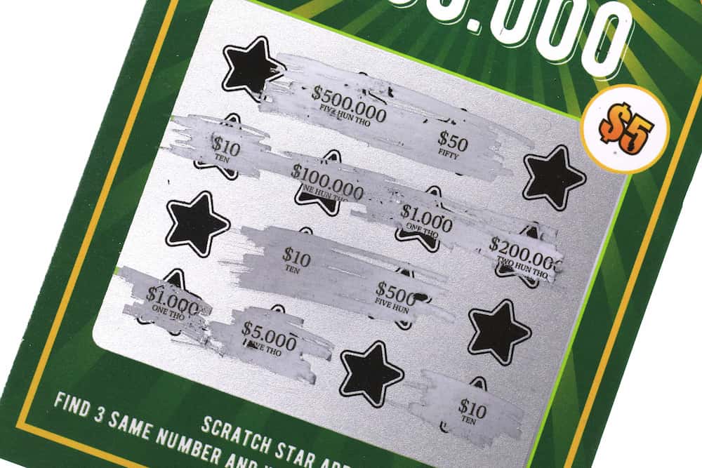 lottery ticket scratch-off