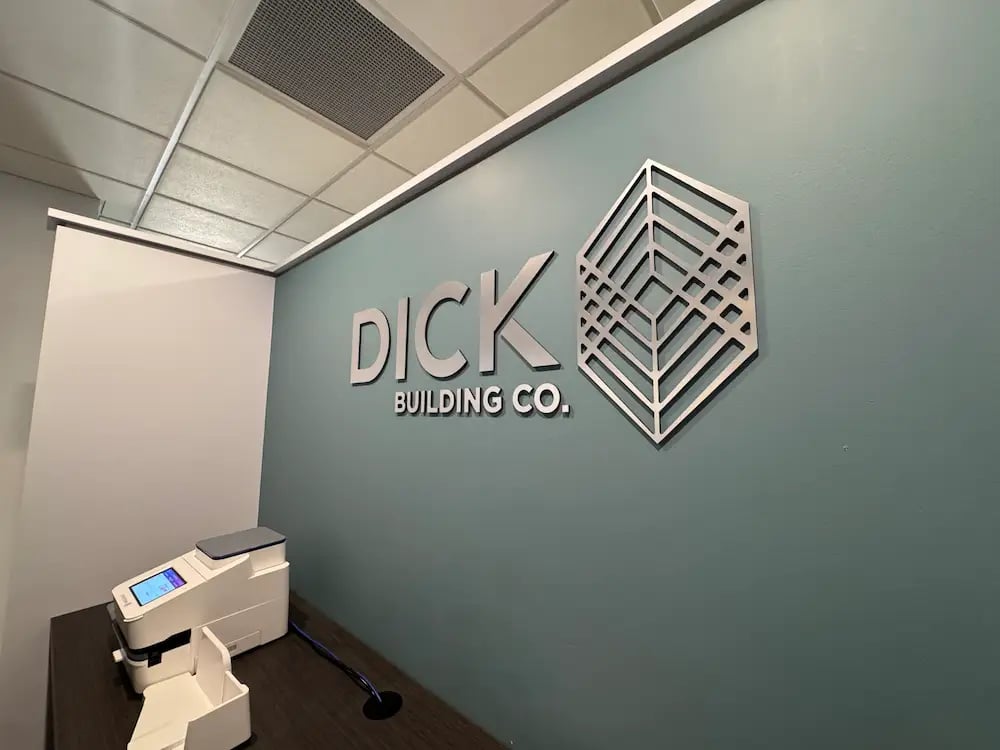 custom die-cut wall graphic