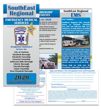 commercial printed brochure