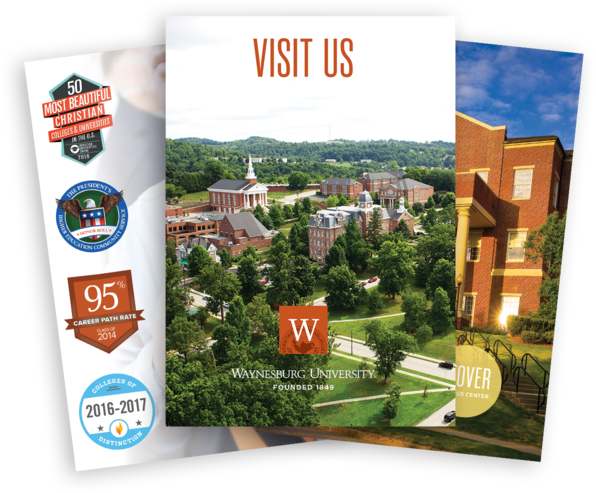 University brochure printed for education marketing using direct mail marketing and personalized printing for education campaigns