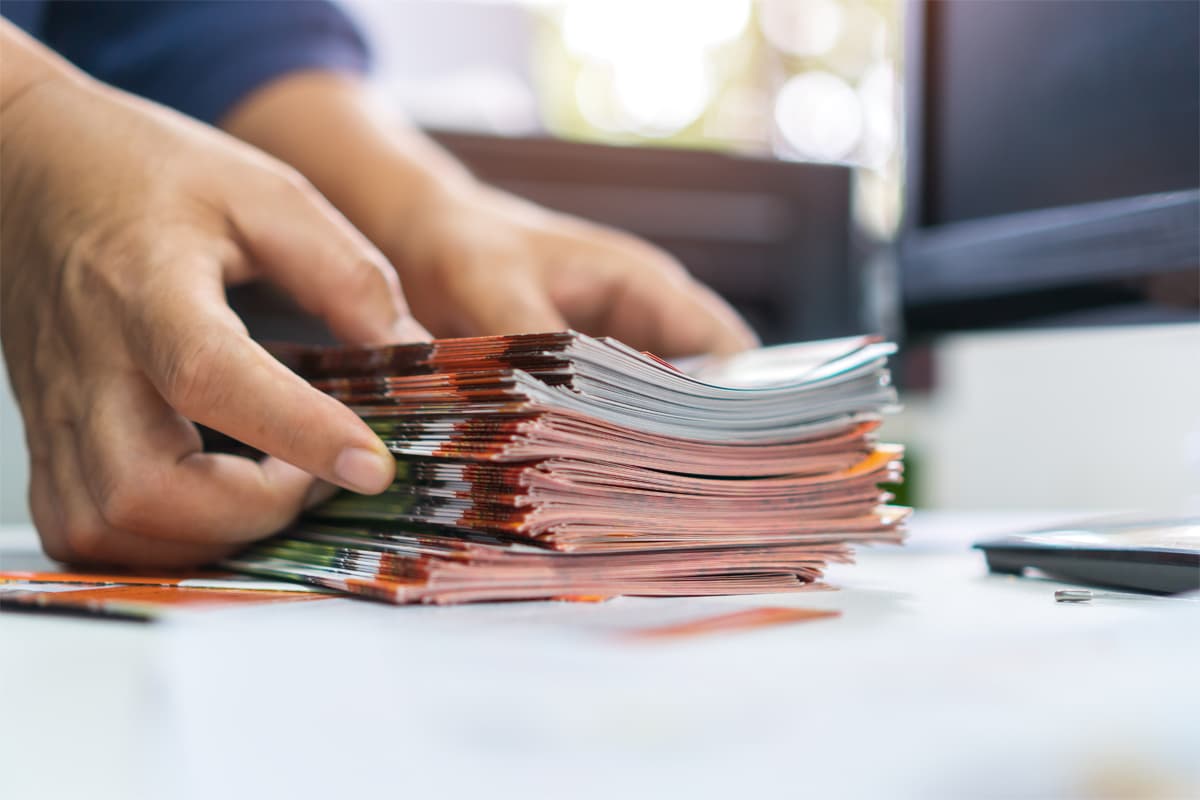 sales collateral fulfillment for manufacturers printed on demand